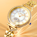 SKMEI 1658 neue Mädchen-Mode-Uhren Quarzuhr Luxus-Diamant-Armbanduhren